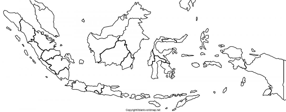 خريطة معالم إندونيسيا