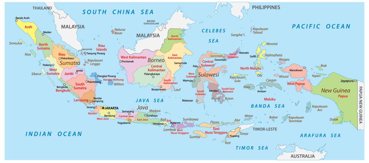 خريطة البلد اندونيسيا
