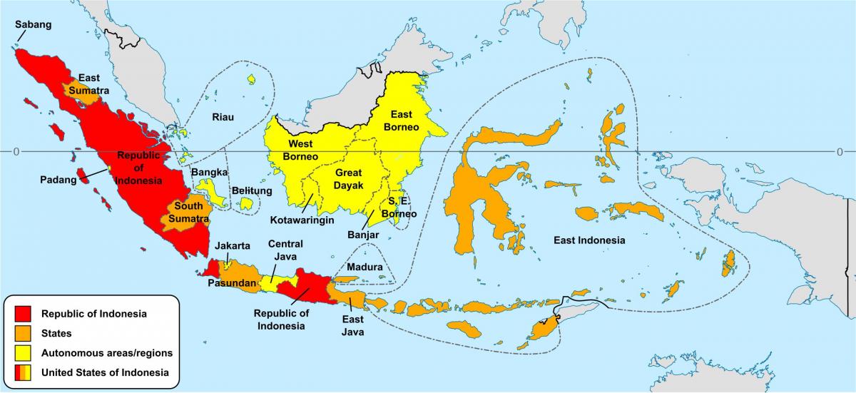 خريطة ولاية اندونيسيا